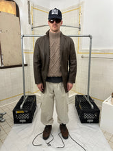 Load image into Gallery viewer, 2000s Burberry Prorsum Brown Leather Blazer - Size L
