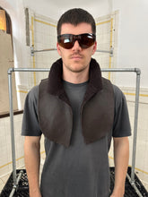 Load image into Gallery viewer, aw2000 Burberry Prorsum x Roberto Menichetti Brown Shearling Neck Warmer - Size OS
