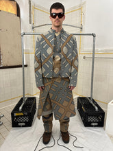 Load image into Gallery viewer, ss2001 Burberry Prorsum Modern Plaid Moto Jacket with Leather Detailing - Size L