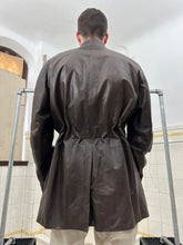 Load image into Gallery viewer, 2000s Burberry Prorsum x Roberto Menichetti Leather Jacket with Articulated Sleeves and Interior Belt - Size XL