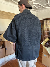 Load image into Gallery viewer, 1970s Vintage French Designer Woven Fabric Oversized Shirt - Size L