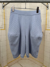 Load image into Gallery viewer, 1980s Issey Miyake Blue Knit Shorts - Size XS