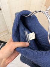 Load image into Gallery viewer, 1980s Issey Miyake Blue Scale Knit Turtleneck Sweater - Size XL