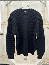 Load image into Gallery viewer, aw1991 Issey Miyake Black Heavy Gauge Sweater - Size M