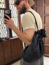 Load image into Gallery viewer, 1980s Issey Miyake Leather Drawsting Bag - Size OS