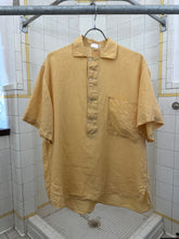 Load image into Gallery viewer, 1980s Vintage Italian Designer Linen Half Button Shirt - Size M