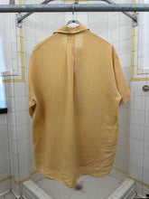 Load image into Gallery viewer, 1980s Vintage Italian Designer Linen Half Button Shirt - Size M