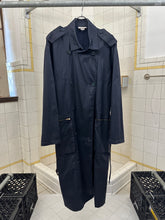 Load image into Gallery viewer, 1980s Vintage Italian Coated Cotton Cargo Trench - Size M