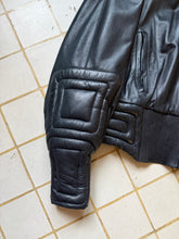 Load image into Gallery viewer, 1980s Claude Montana Futuristic Leather Jacket - Size L