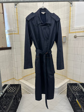 Load image into Gallery viewer, 1980s Vintage Italian Coated Cotton Cargo Trench - Size M