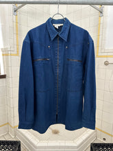 Load image into Gallery viewer, 1980s Claude Montana Indigo Denim Western Shirt - Size XL