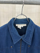Load image into Gallery viewer, 1980s Claude Montana Indigo Denim Western Shirt - Size XL