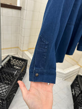 Load image into Gallery viewer, 1980s Claude Montana Indigo Denim Western Shirt - Size XL