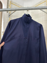 Load image into Gallery viewer, 1980s Claude Montana Wool Mock Neck Quarter Zip Shirt - Size M