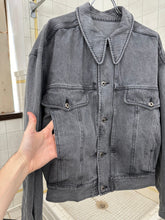 Load image into Gallery viewer, 1980s Claude Montana Grey Stonewashed Denim Trucker Jacket - Size XL