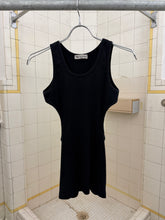 Load image into Gallery viewer, 1980s Tokio Kumagai Black Cutout Tank - Size M