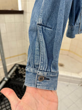 Load image into Gallery viewer, 1980s Claude Montana Light Wash Denim Trucker Jacket - Size S