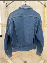 Load image into Gallery viewer, 1980s Claude Montana Light Wash Denim Trucker Jacket - Size S