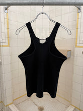 Load image into Gallery viewer, 1980s Tokio Kumagai Black and White Stripe Racer Tank - Size M