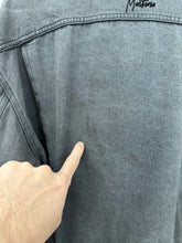 Load image into Gallery viewer, 1980s Claude Montana Grey Stonewashed Denim Trucker Jacket - Size L