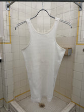 Load image into Gallery viewer, 1980s Tokio Kumagai Ribbed White Tank - Size M