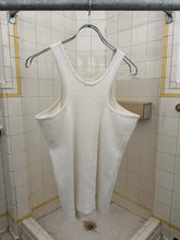Load image into Gallery viewer, 1980s Tokio Kumagai Ribbed White Tank - Size M