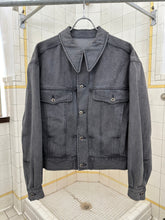 Load image into Gallery viewer, 1980s Claude Montana Grey Stonewashed Denim Trucker Jacket - Size M