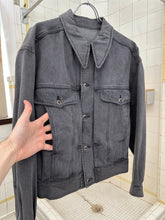 Load image into Gallery viewer, 1980s Claude Montana Grey Stonewashed Denim Trucker Jacket - Size M