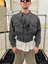 Load image into Gallery viewer, 1980s Claude Montana Grey Stonewashed Denim Trucker Jacket - Size M