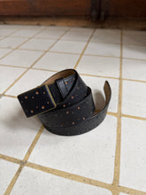 Load image into Gallery viewer, 1980s Tokio Kumagai Perforated Leather Belt - Size M