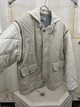 Load image into Gallery viewer, 1990s Armani Canvas Hunting Jacket with Removable Hood and Quilted Sleeves - Size XL