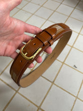 Load image into Gallery viewer, 1980s Tokio Kumagai Leather Belt with Elastic Detail - Size M