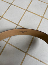 Load image into Gallery viewer, 1980s Tokio Kumagai Leather Belt with Elastic Detail - Size M