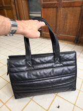 Load image into Gallery viewer, 1980s Tokio Kumagai Black Leather Handbag - Size OS