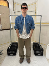 Load image into Gallery viewer, 1980s Claude Montana Light Wash Denim Trucker Jacket - Size S