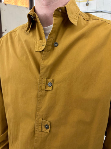 1980s Claude Montana Cutout Placket Closure Button Up Shirt - Size L