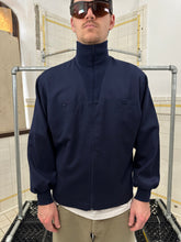 Load image into Gallery viewer, 1980s Claude Montana Wool Mock Neck Quarter Zip Shirt - Size M