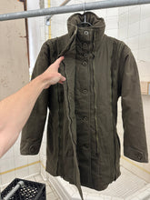 Load image into Gallery viewer, 1980s Vintage Italian Padded High Neck Coat - Size S