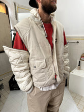 Load image into Gallery viewer, 1990s Armani Canvas Hunting Jacket with Removable Hood and Quilted Sleeves - Size XL