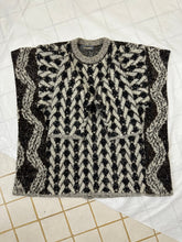 Load image into Gallery viewer, 1980s Issey Miyake Boucle Square Pattern Sweater - Size M
