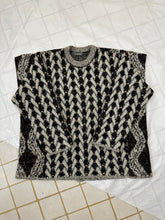 Load image into Gallery viewer, 1980s Issey Miyake Boucle Square Pattern Sweater - Size M