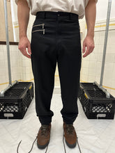 Load image into Gallery viewer, 1980s Claude Montana Black Trousers with Zipper Detailing - Size M