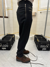 Load image into Gallery viewer, 1980s Claude Montana Black Trousers with Zipper Detailing - Size M