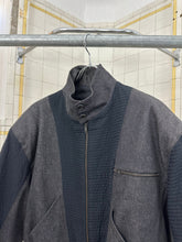 Load image into Gallery viewer, 1980s Claude Montana Paneled Denim Jacket with Shoulderpads - Size L