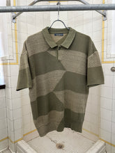 Load image into Gallery viewer, 1980s Issey Miyake Jacquard Knit Polo Shirt - Size M