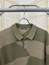 Load image into Gallery viewer, 1980s Issey Miyake Jacquard Knit Polo Shirt - Size M