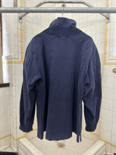 Load image into Gallery viewer, aw1994 Issey Miyake Navy Turtleneck with Quilted Shoulder Panels - Size L