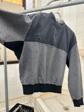 Load image into Gallery viewer, aw1994 Issey Miyake Quarterzip Sweatshirt with Woven and Rib Paneling - Size M