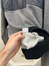 Load image into Gallery viewer, aw1994 Issey Miyake Quarterzip Sweatshirt with Woven and Rib Paneling - Size M