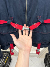 Load image into Gallery viewer, aw1993 Armani Padded Denim Bondage Pillow Neck Jacket with Removable Sleeves - Size M